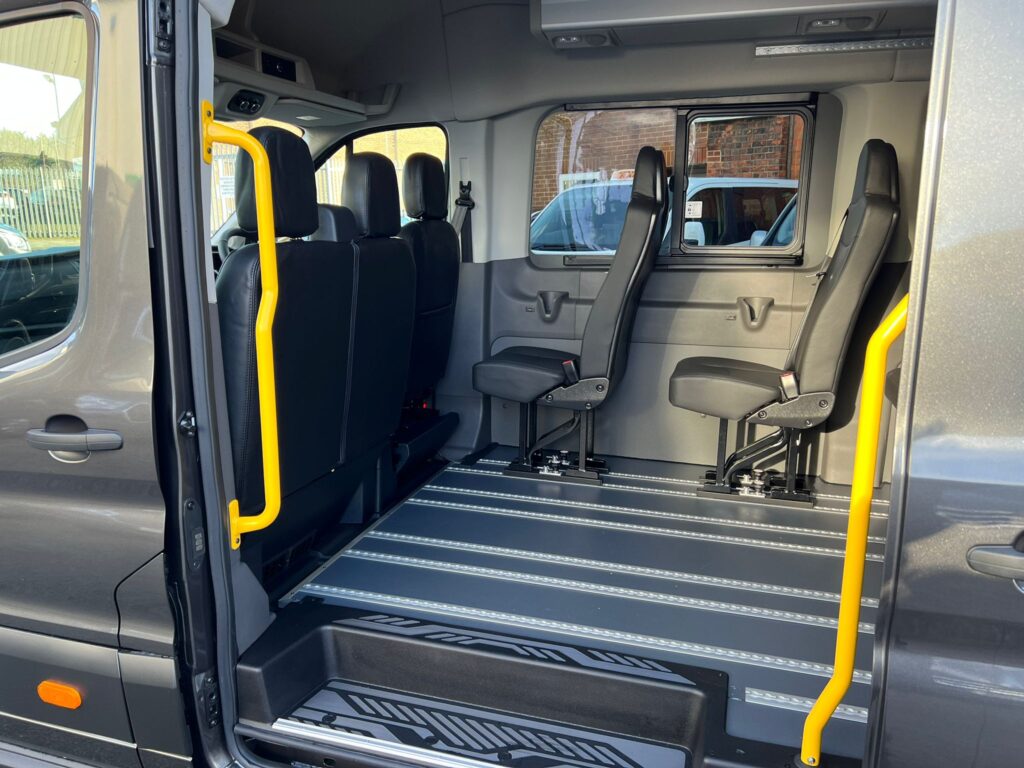 A conversion done to create a taxi minibus